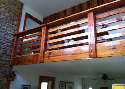 Reclaimed Wood Posts and Railings