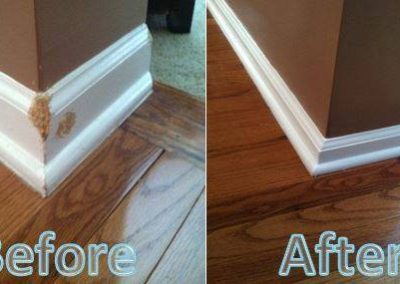 Before and After of Moulding Replacement